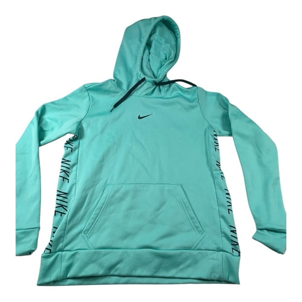 SOLD SOLD Nike Dri-Fit Women’s Hoodie Tale and black accents Pullover - Picture 2 of 10